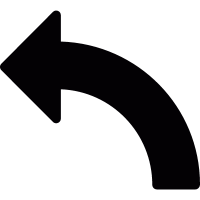 Curve to the left vector logo