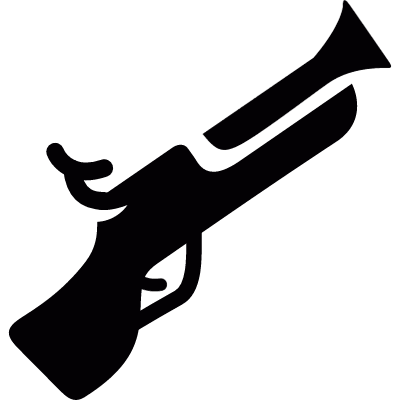 Blunderbuss gun vector logo