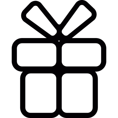 Birthday gift vector logo