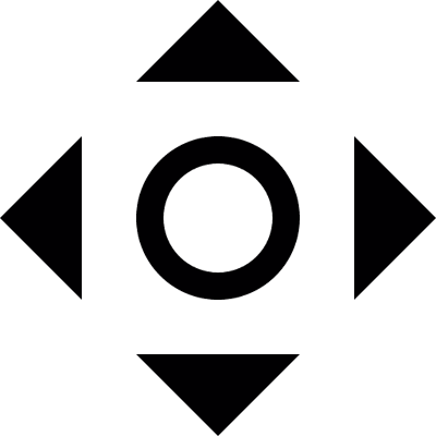 Direction pointer vector logo
