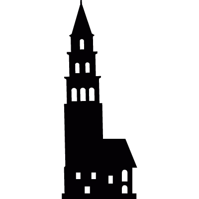 Leaning Tower of Nevyansk vector logo