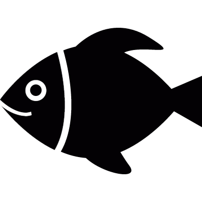 Tropical fish vector logo