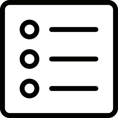 List vector logo