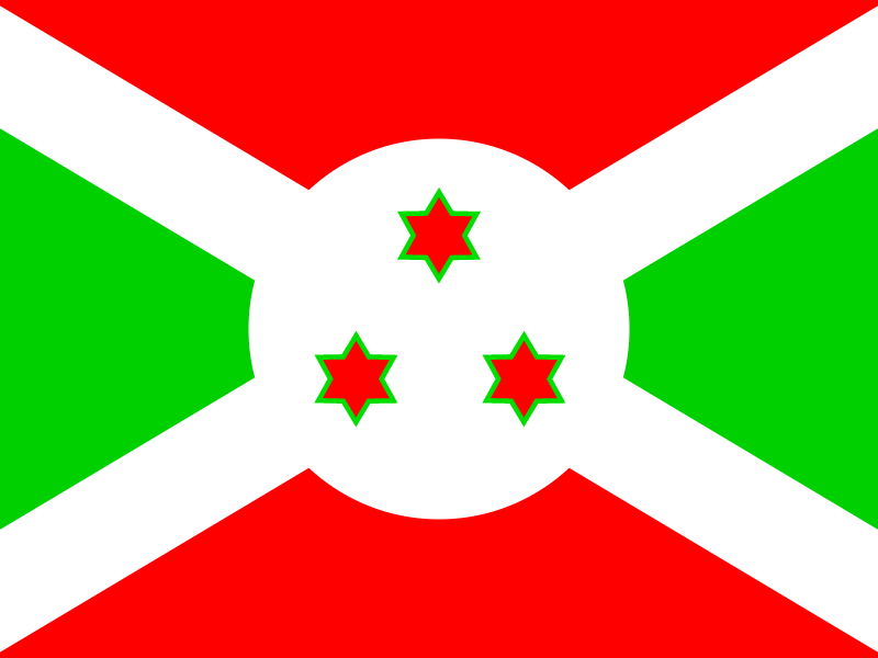 Flag of Burundi vector