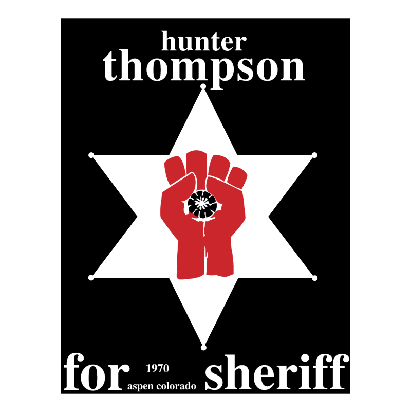 Hunter S Thompson vector logo