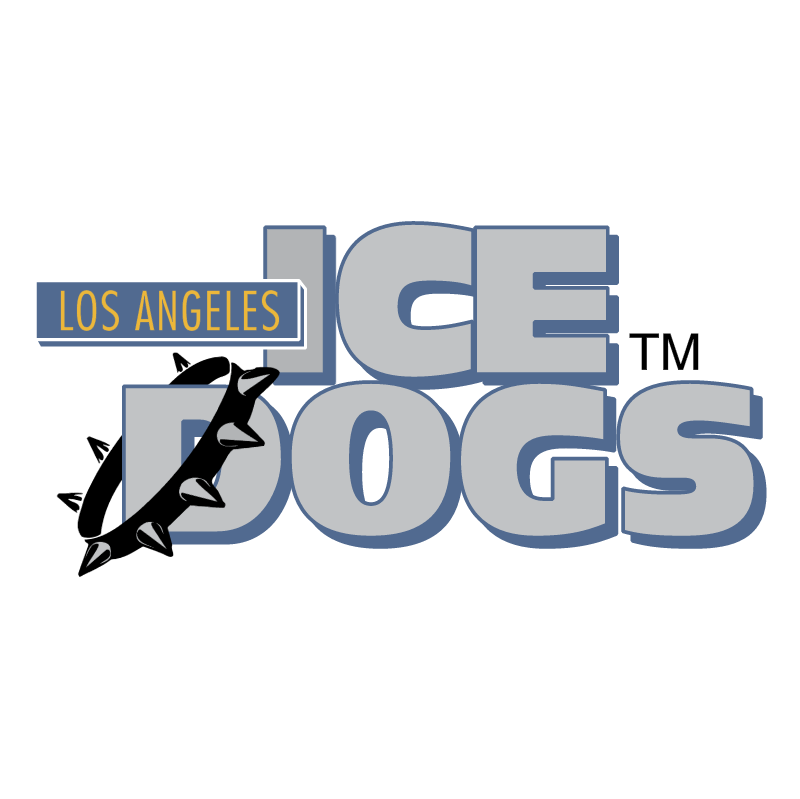 Long Angeles Ice Dogs vector logo
