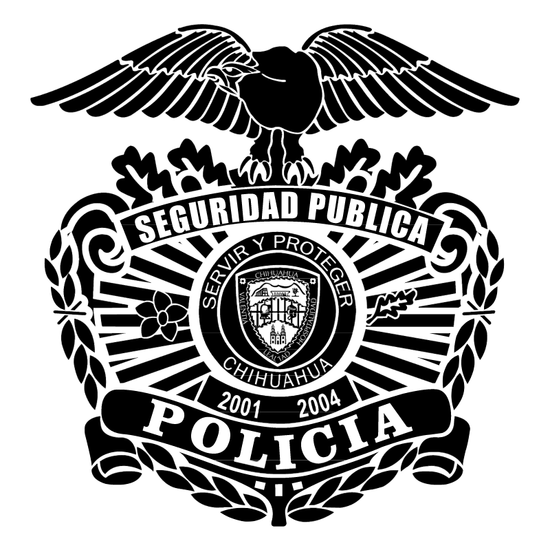 Policia Municipal Chihuahua Mexico vector