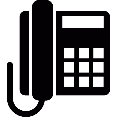 Office phone vector logo