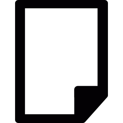 Blank document vector logo