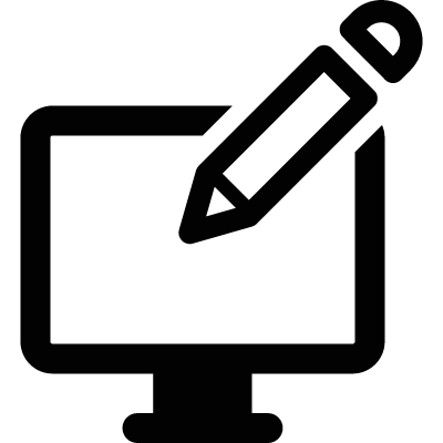 Edit Monitor vector logo