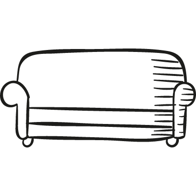 Big sofa vector logo