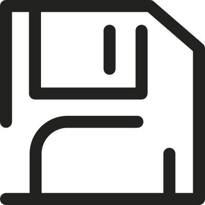Floppy Disk vector logo