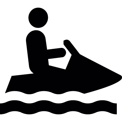 Watercraft Silhouette vector logo