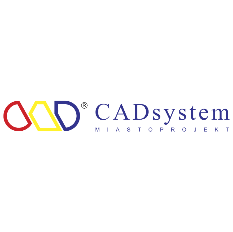 CAD system vector logo