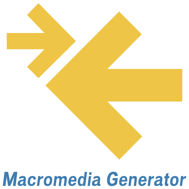 Macromedia Generator vector logo