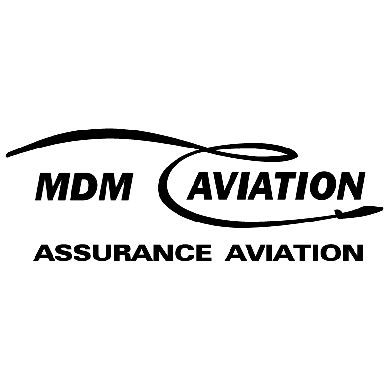 MDM Aviation vector logo