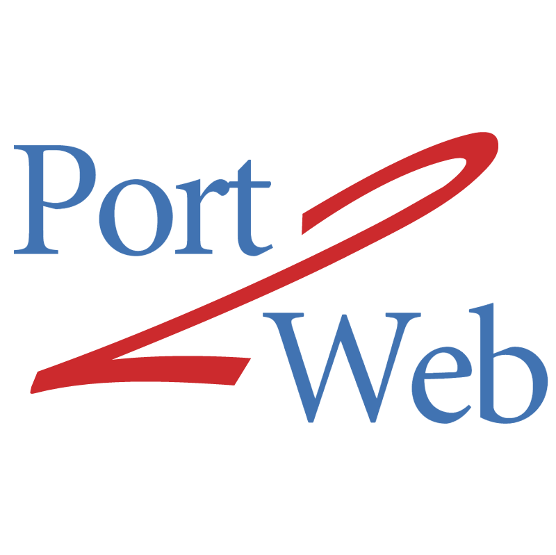Port2Web vector logo