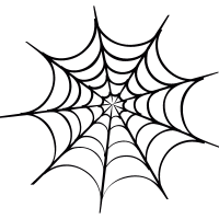 Spider web vector