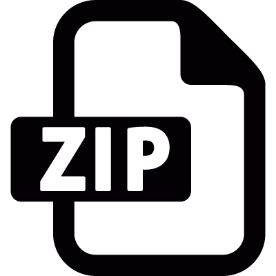 Zip file vector logo