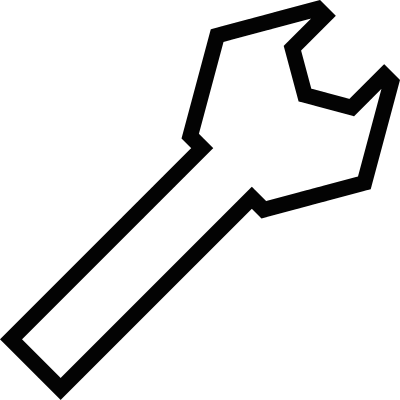 Repair tool sign vector logo