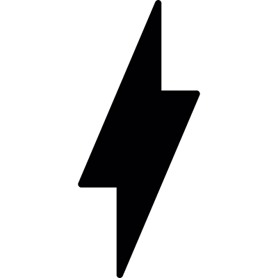 Electric Light Bolt vector logo
