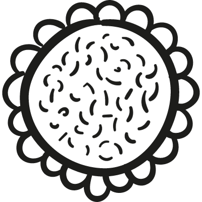 Garden Sunflower vector logo