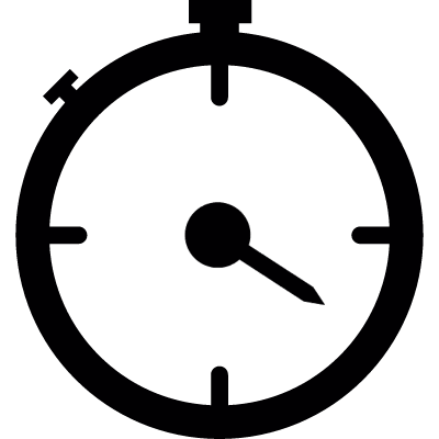Chronometer Running vector logo