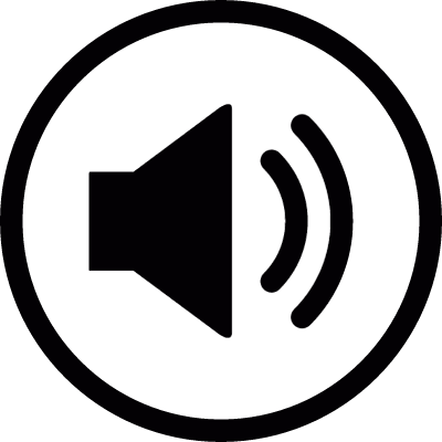 Volume button vector logo