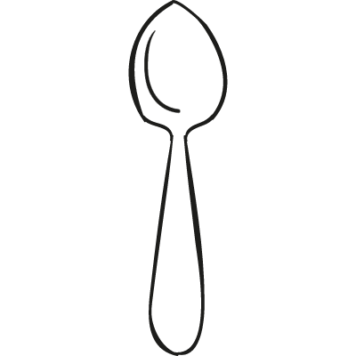 Soup Spoon vector logo