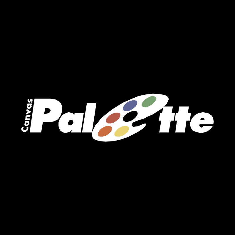 Canvas Palette vector logo