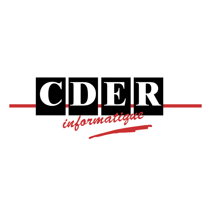 CDER Informatique vector logo