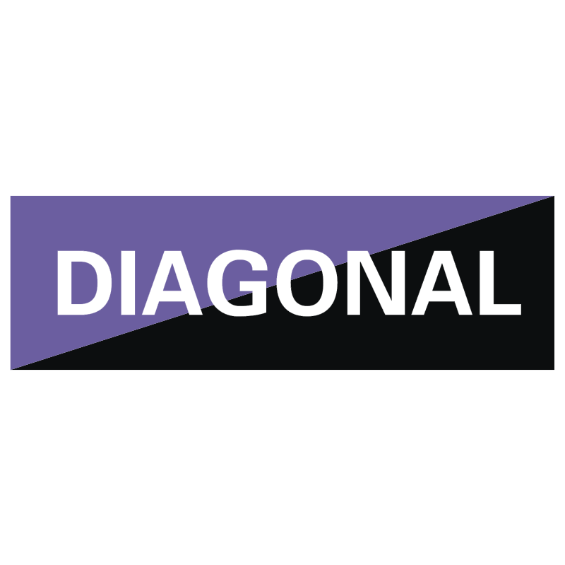 Diagonal vector logo