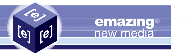 emazing new media vector logo