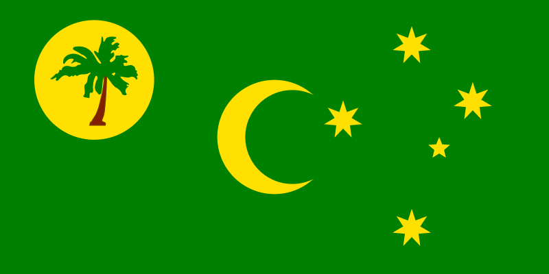 Flag of Cocos Islands vector