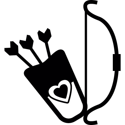 Arch and quiver vector logo