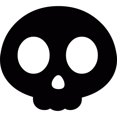 Cute Skull vector logo
