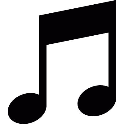 Song note vector logo