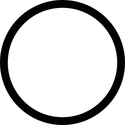 Perfect circle vector logo