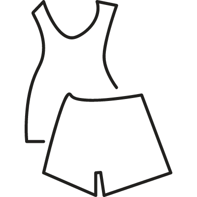 Women Summer Pijama vector logo