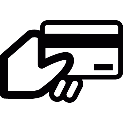 Credit card payment vector logo