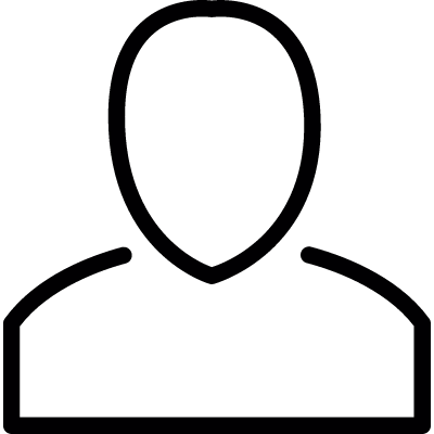 Blank user profile vector logo