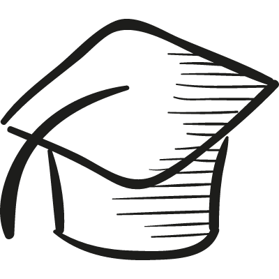 Graduate Cap vector logo