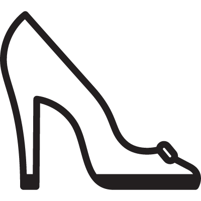 Women High Heel vector logo