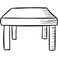 Small Table vector