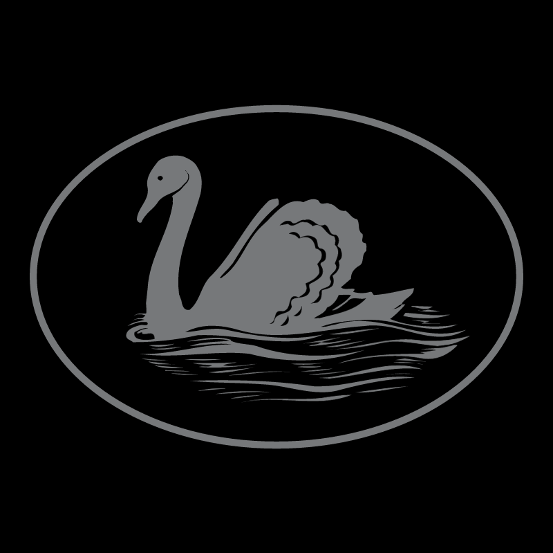 Black Swan vector logo