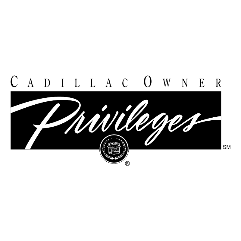 Cadillac Owners Privileges vector