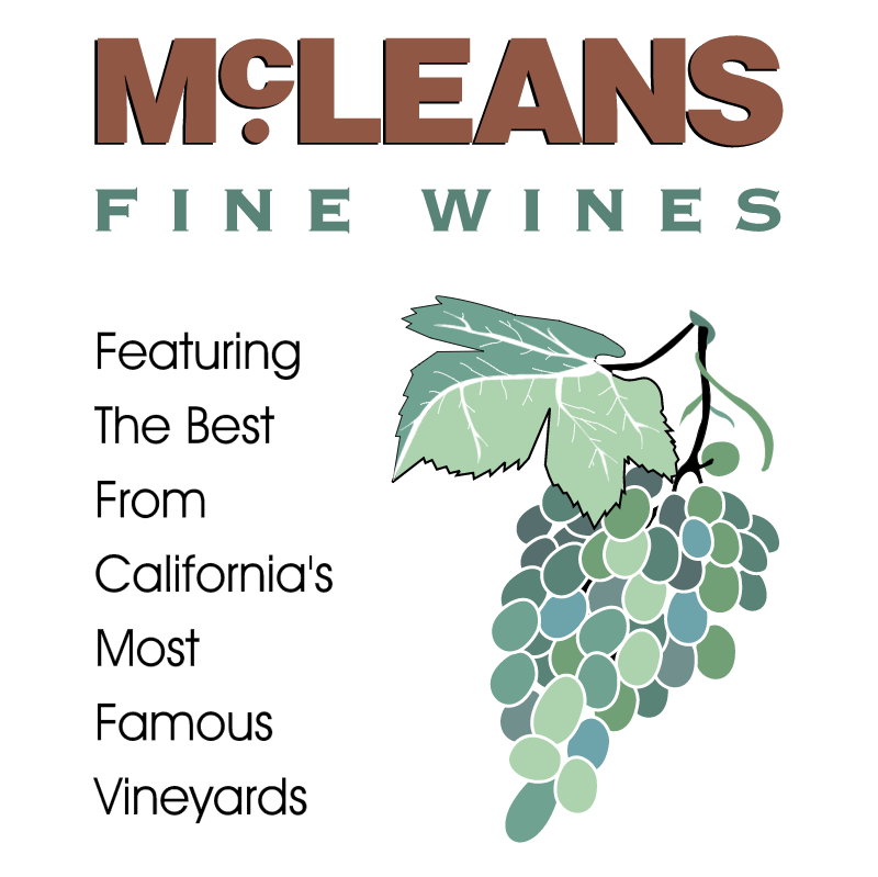 McLeans Fine Wines vector logo