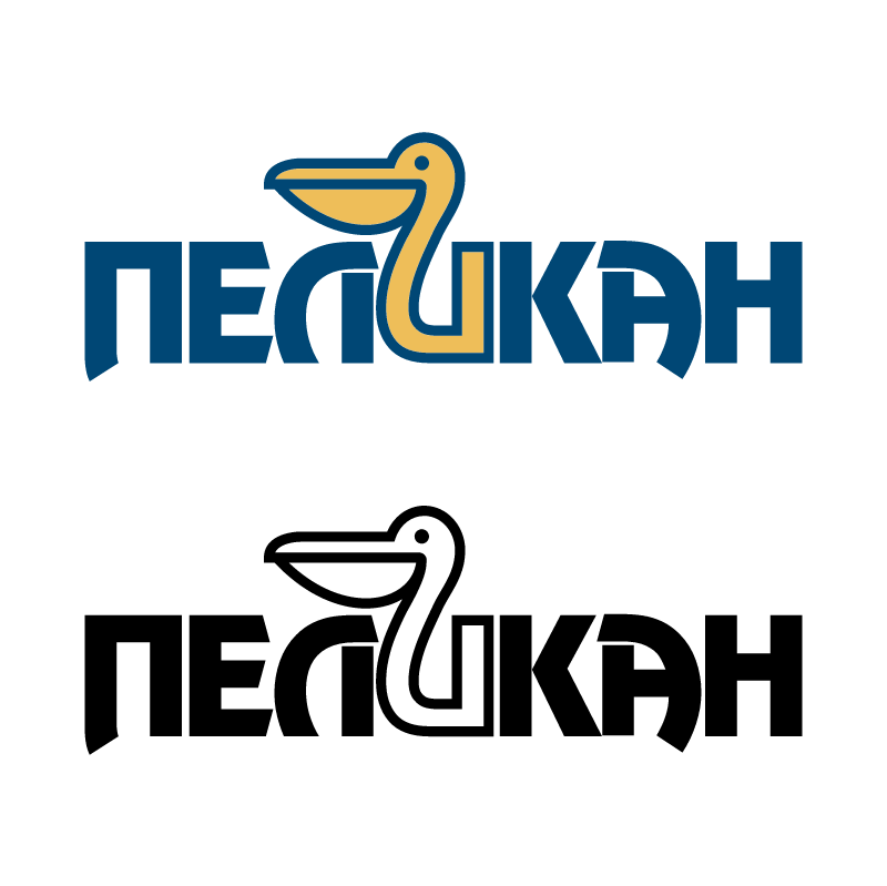 Pelican vector logo