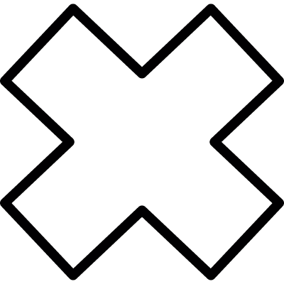 Denial Cross vector logo