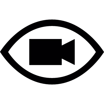 Video viewer vector logo
